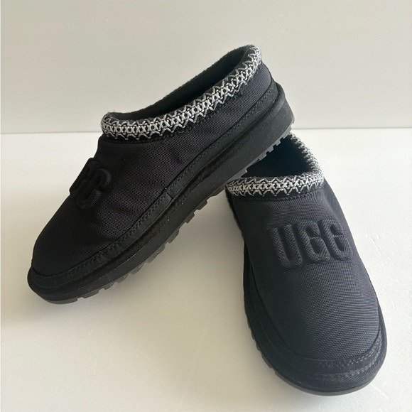 UGG Tasman Ballistic Black  1112693 Men's Winter Slippers Shoes Size 7 EUC - Picture 5 of 16